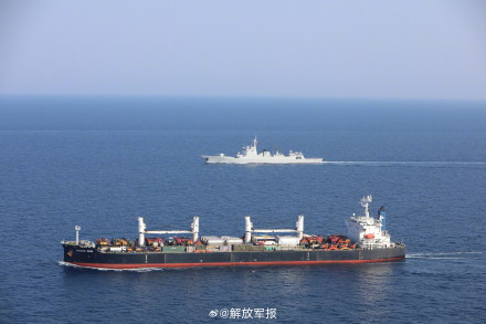 海军第48批护航编队完成首批亚丁湾护航任务 海军第48批护航编队完成首批亚丁湾护航任务
