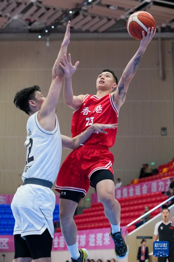全运会篮球——男子成年组小组赛：上海胜香港