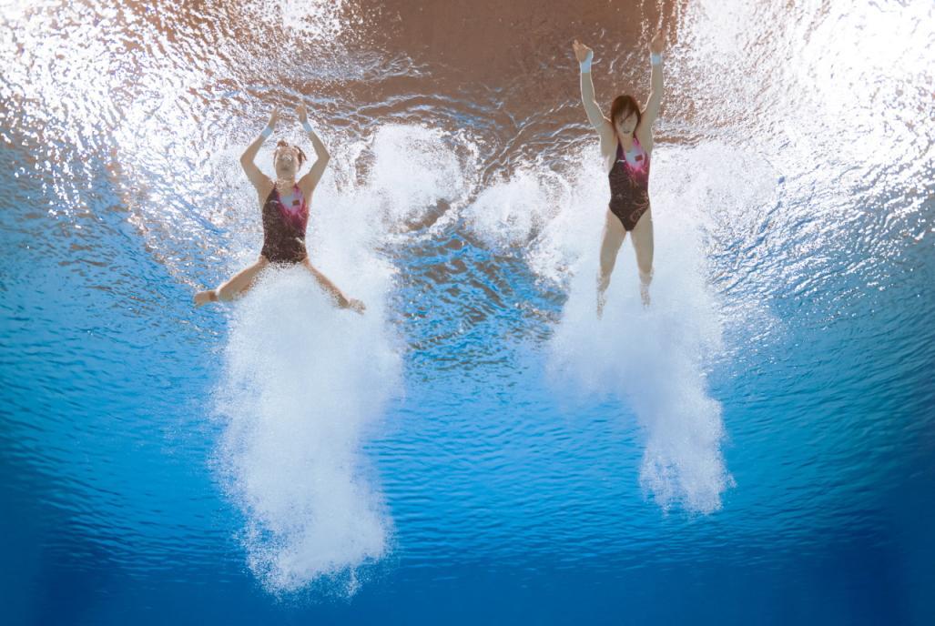 十五运会女子双人10米跳台决赛 陈芋汐/掌敏洁夺金 十五运会女子双人10米跳台决赛 陈芋汐/掌敏洁夺金