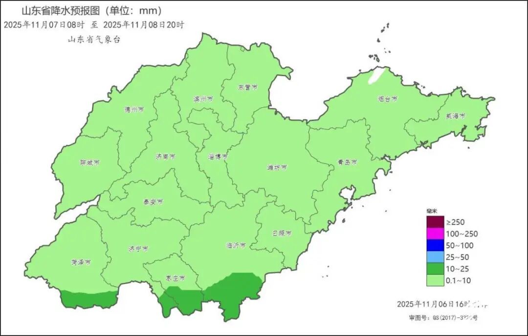 对秋种有影响！山东明后两天自西向东有降雨，4市局部中雨