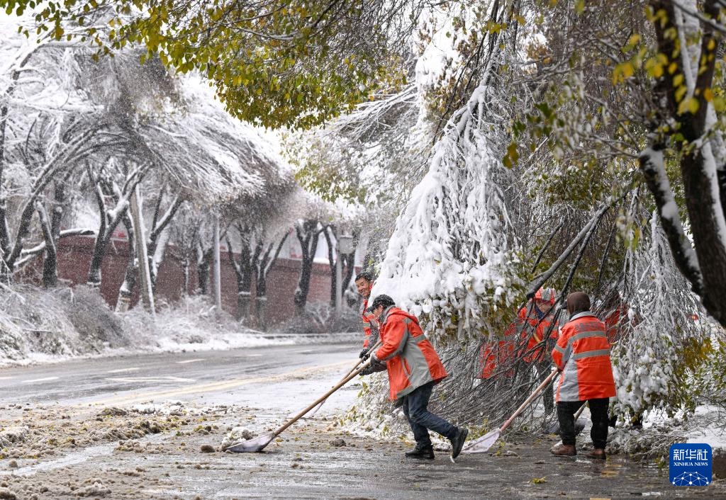 新疆多地迎来降雪