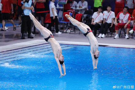 谢思埸、黄博文拿下广东跳水第4金