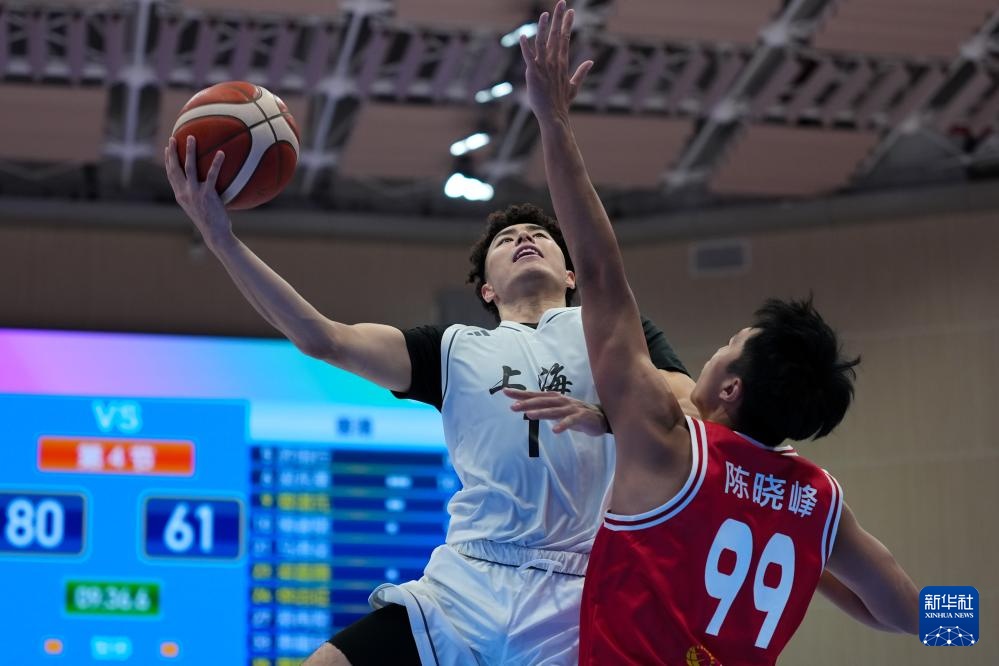 全运会篮球——男子成年组小组赛：上海胜香港