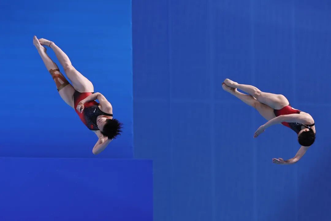 陈艺文/林珊,冠军!广东跳水队十五运会第5金到手,台下一幕太动人 陈艺文/林珊,冠军!广东跳水队十五运会第5金到手,台下一幕太动人