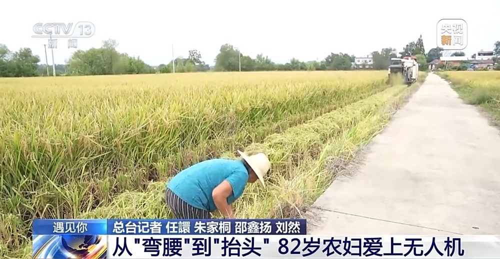 遇见你丨“80”后种田奶奶化身新农人 操作无人机满田飞 遇见你丨“80”后种田奶奶化身新农人 操作无人机满田飞