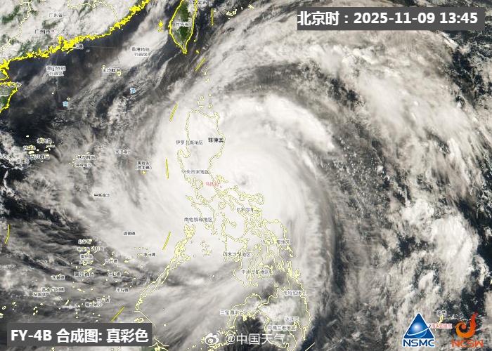 “凤凰”今晚将登陆菲律宾吕宋岛，强度可能维持或略有增强，12日至13日或登陆我国台湾
