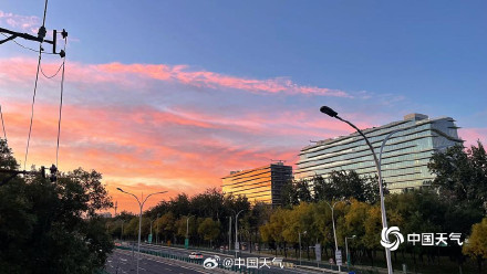 惊艳！北京金粉朝霞绚丽迷人