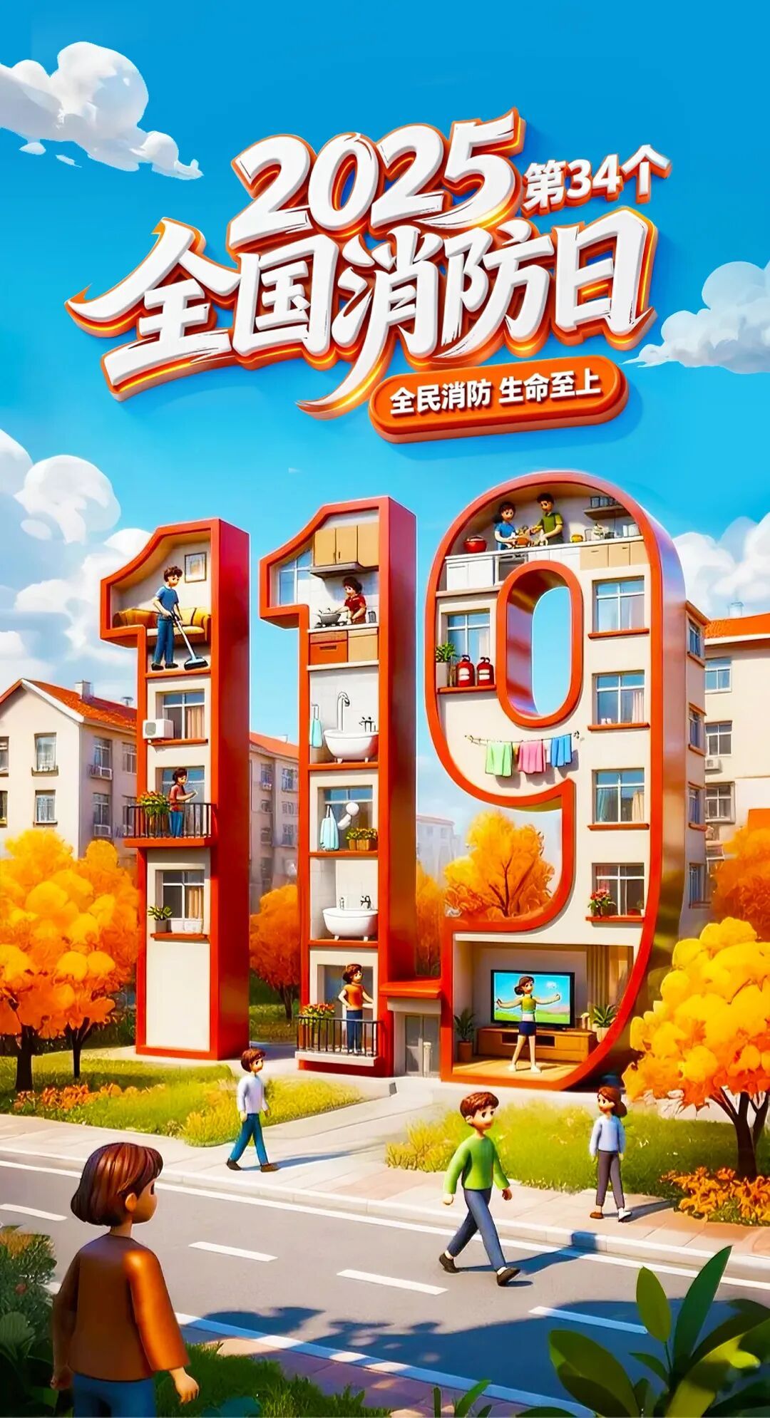 第34个全国消防日来啦！