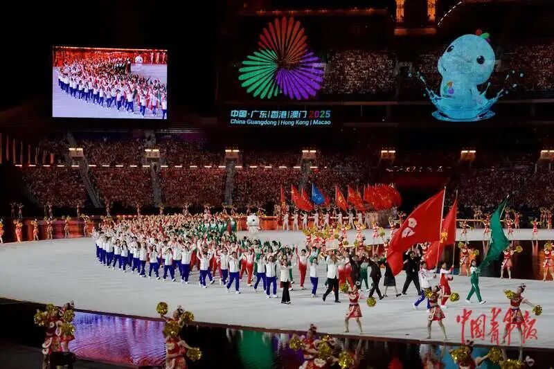 同心圆，中国红！全运会开幕式好看，爱看，反复看！