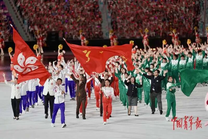 同心圆，中国红！全运会开幕式好看，爱看，反复看！