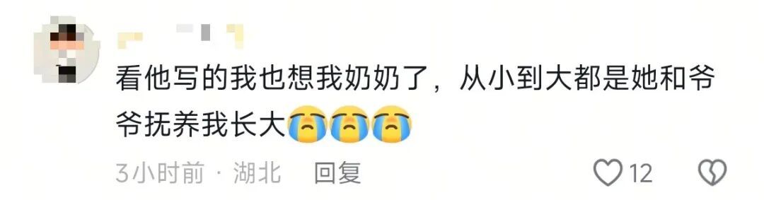 男生写作文看哭无数网友，怀念去世奶奶“只是一层薄薄的土……”