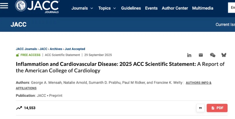 胆固醇正常，却还是心梗了？美国心脏协会：这个指标比坏胆固醇更危险