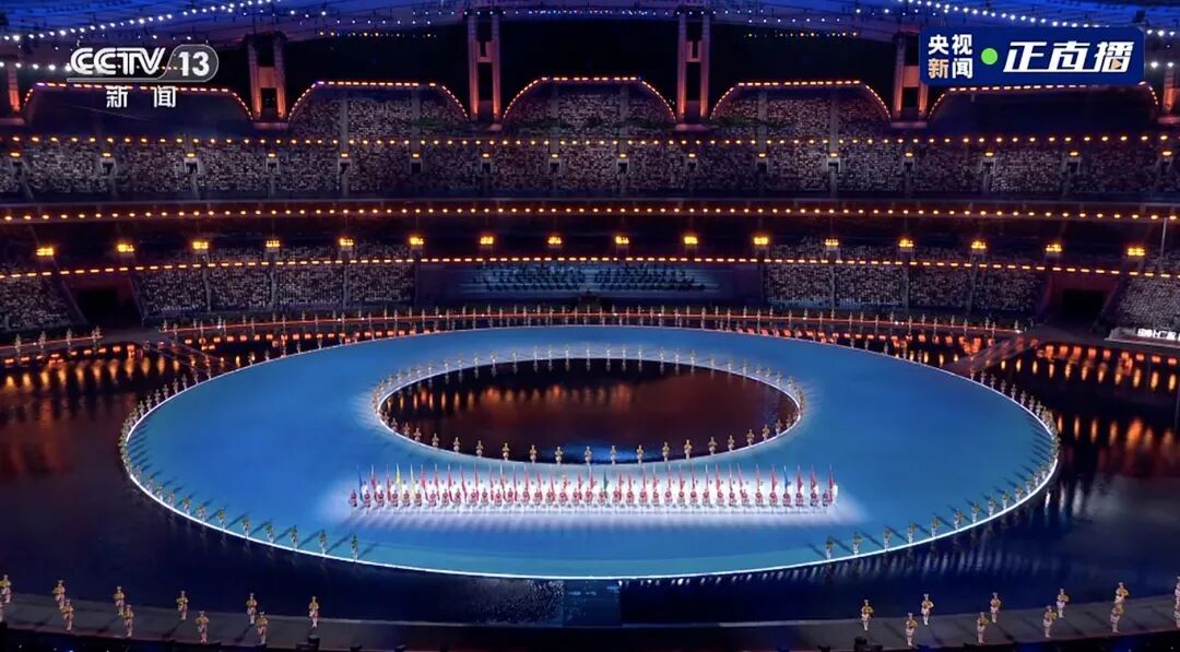 同心圆，中国红！全运会开幕式好看，爱看，反复看！
