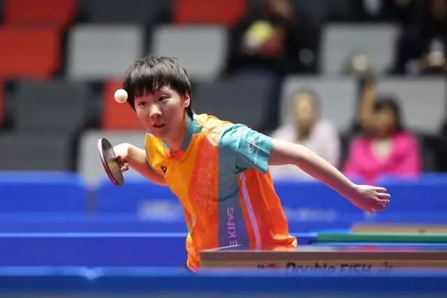 十五运会乒乓球女单 王曼昱首秀晋级