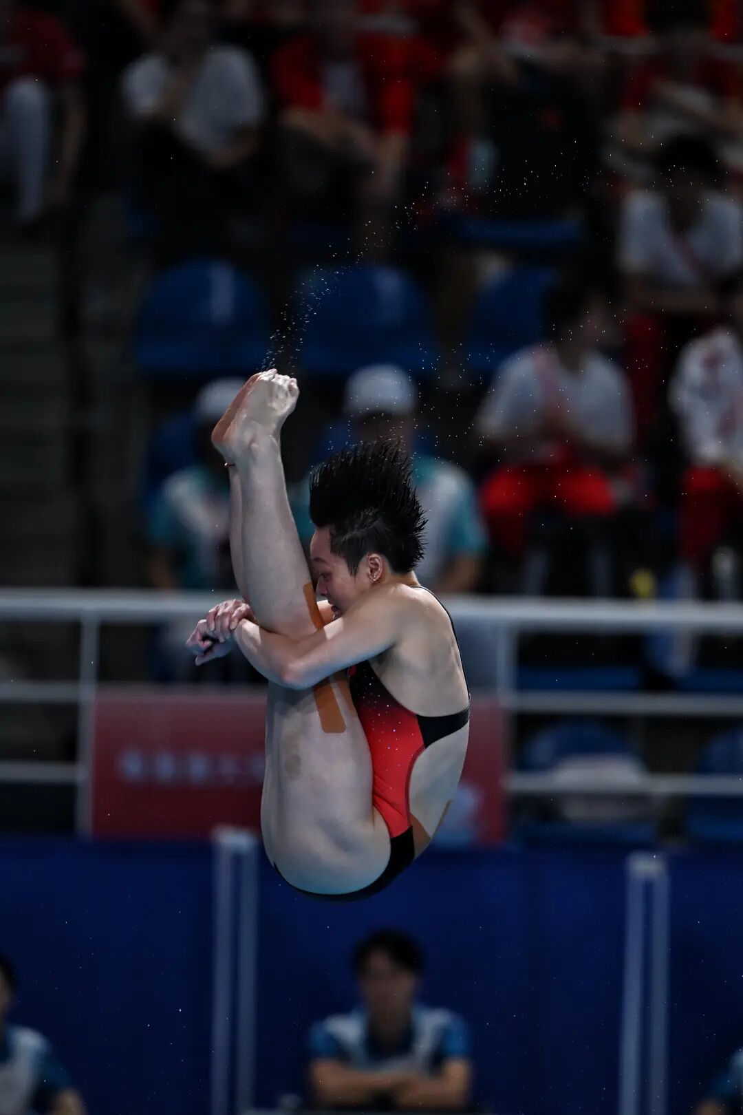 林珊夺得十五运会跳水女子3米板金牌,陈艺文获得铜牌