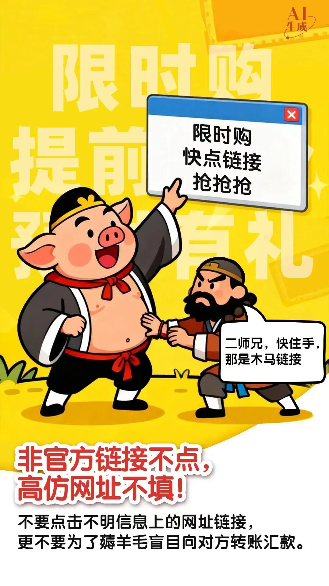 西游反诈天团出击!双十一避坑真经请收好 西游反诈天团出击!双十一避坑真经请收好