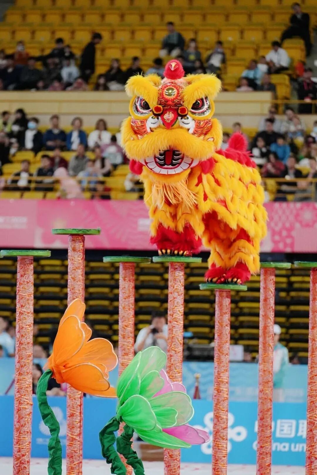 摘得全运会首枚舞狮金牌，不愧是他们！