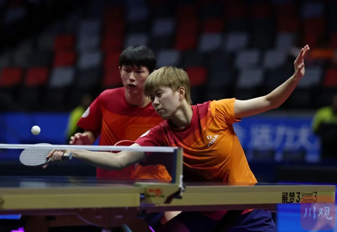 祝贺！四川组合拿下全运会乒乓球项目首金