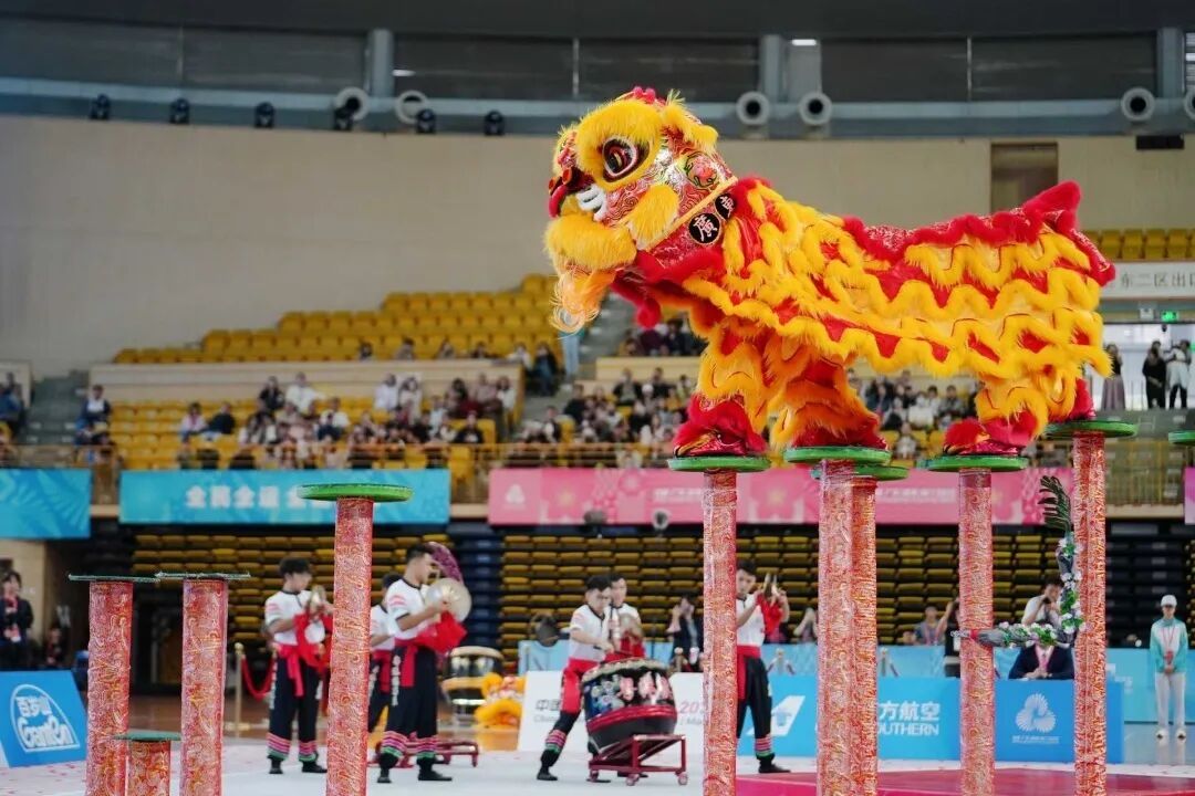 摘得全运会首枚舞狮金牌，不愧是他们！