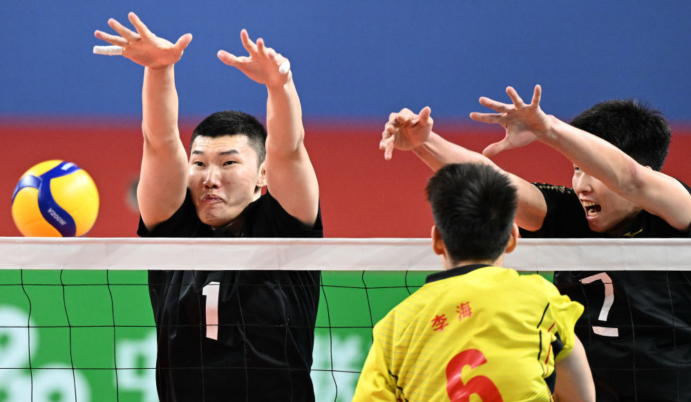 全运会丨浙江和江苏队挺进男排U20决赛 全运会丨浙江和江苏队挺进男排U20决赛
