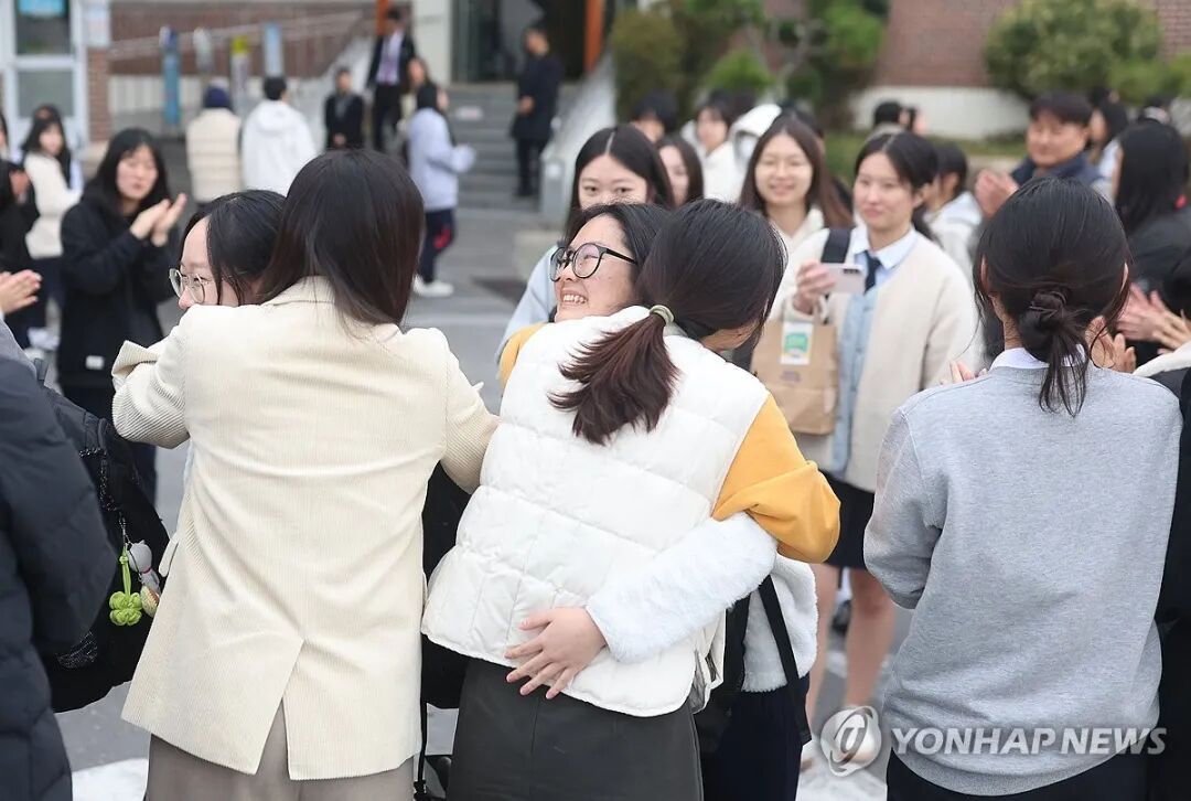 今天，韩国高考