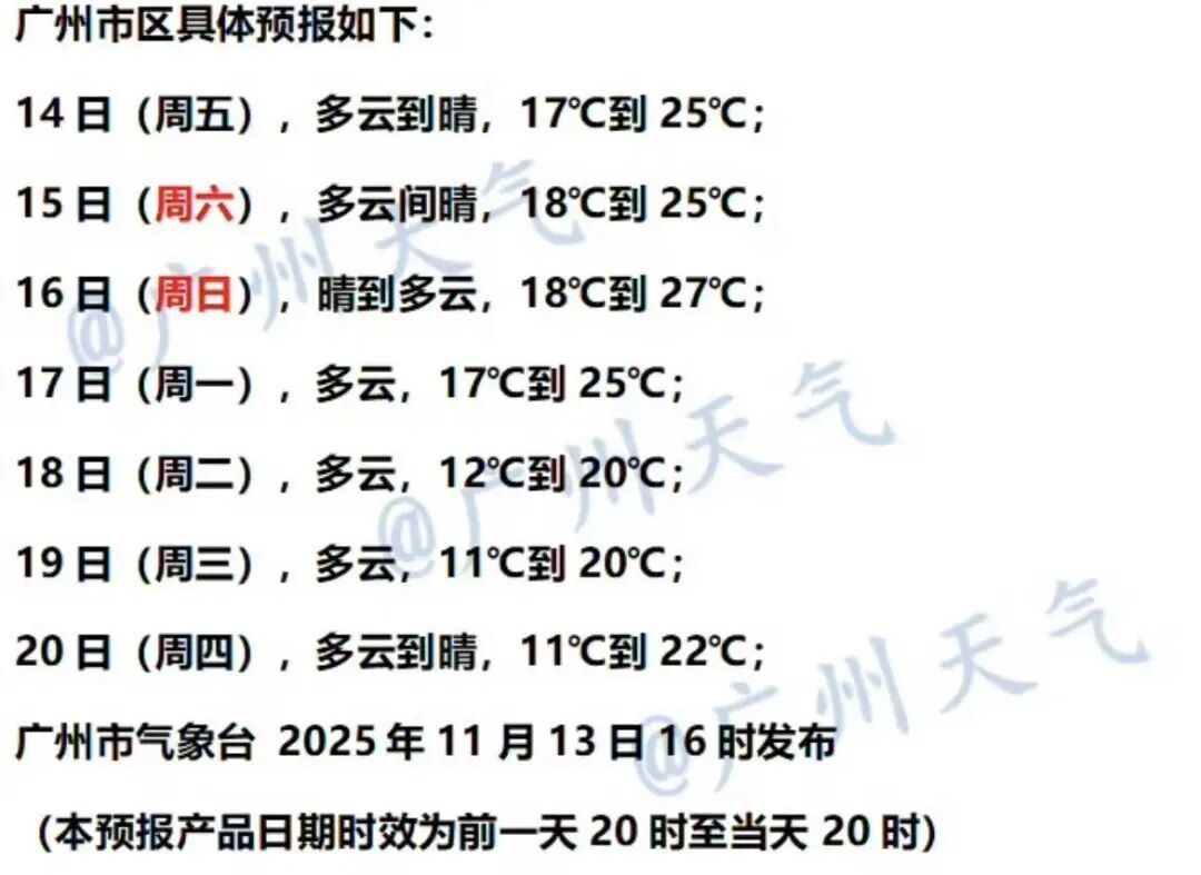 同期少见！全国型强冷空气即将影响广东，广州最低气温逼近10℃