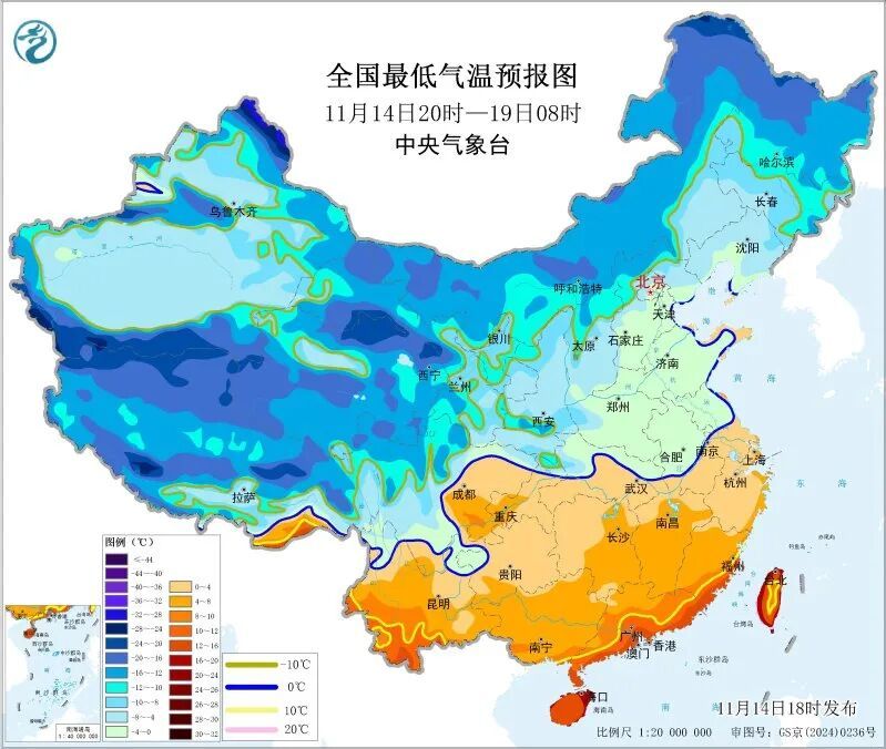 注意!气温“速降”!寒潮特快专列已发车!预警请查收 注意!气温“速降”!寒潮特快专列已发车!预警请查收