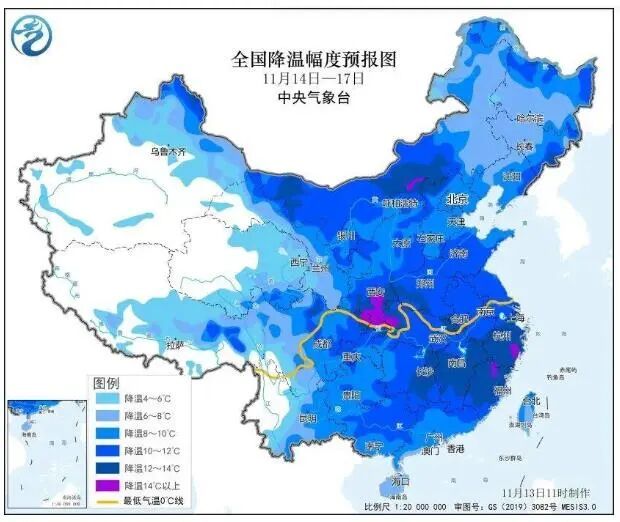 冷冷冷，下半年首场寒潮来了！北方地区气温将下降10℃，青岛未来几天……