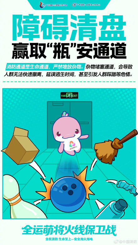 全运萌将火线保卫战！消防安全这一趴你得分了吗？