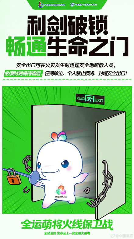 全运萌将火线保卫战！消防安全这一趴你得分了吗？