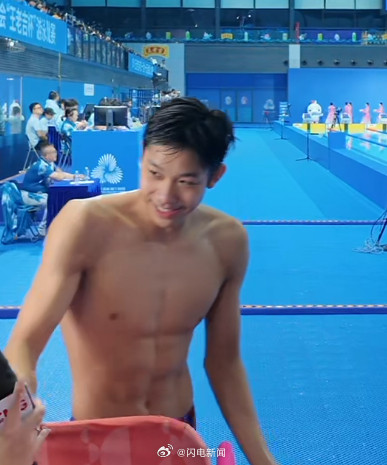 张展硕赛后又采访上了！