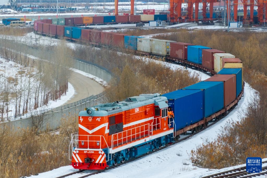 中欧班列“东通道”同江铁路口岸运量突破1400万吨 中欧班列“东通道”同江铁路口岸运量突破1400万吨