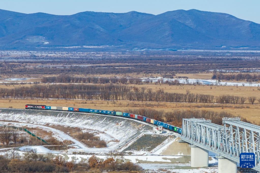 中欧班列“东通道”同江铁路口岸运量突破1400万吨 中欧班列“东通道”同江铁路口岸运量突破1400万吨