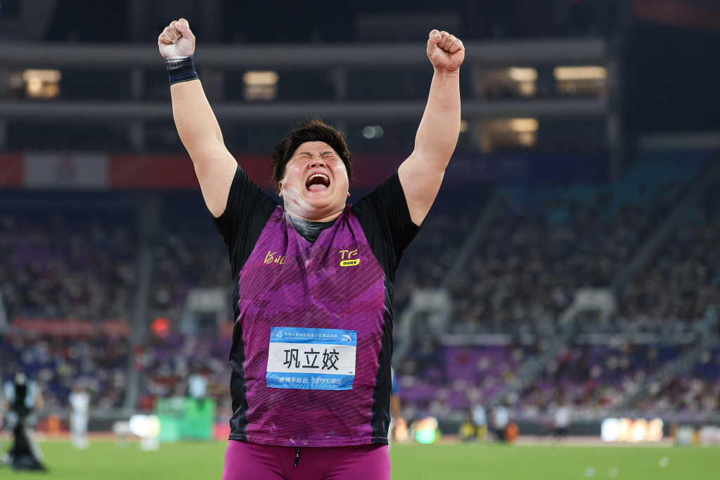 全运五连冠，巩立姣是照亮中国女子投掷的那束光