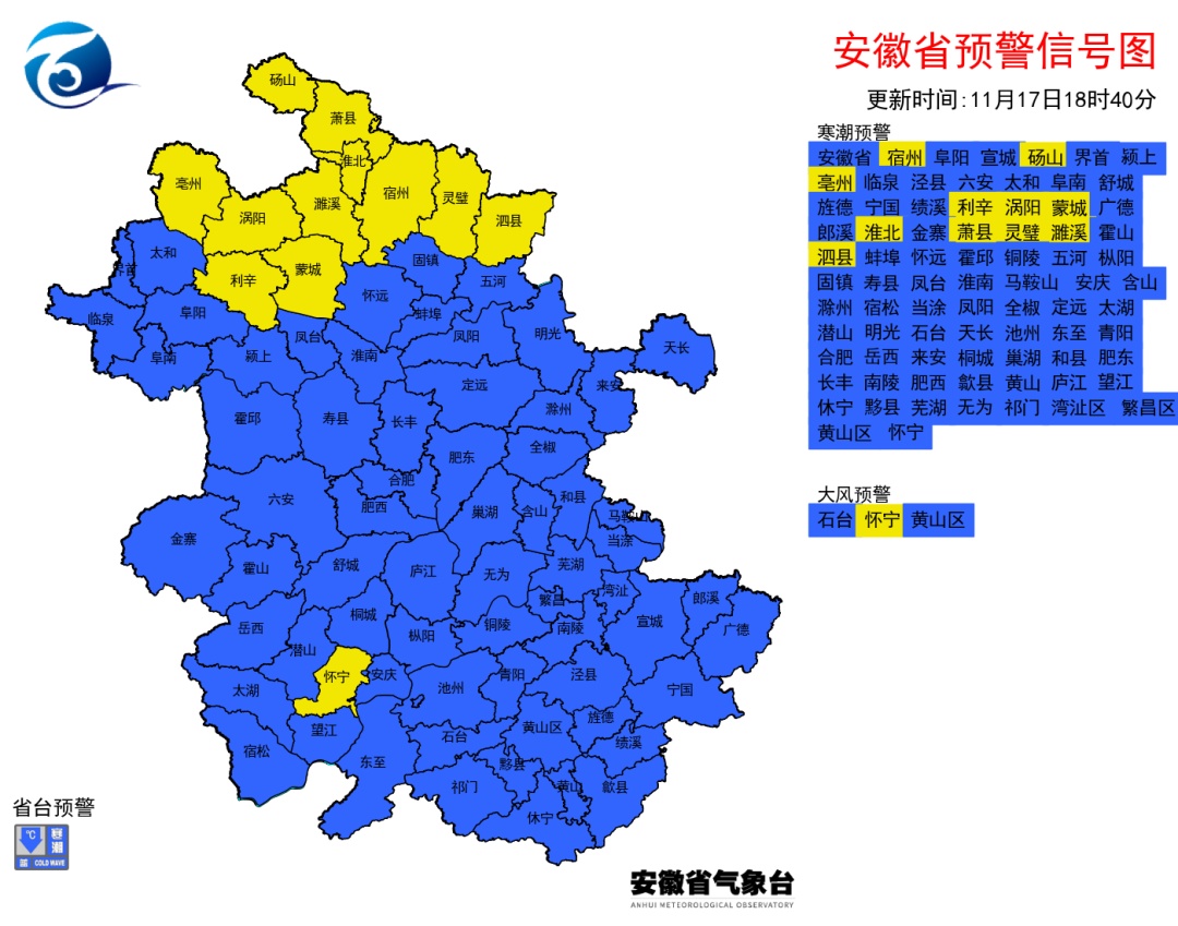 官宣！安徽今日起开启入冬进程，较常年提前1至2天