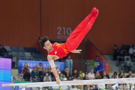 邹敬园全运会双杠三连冠