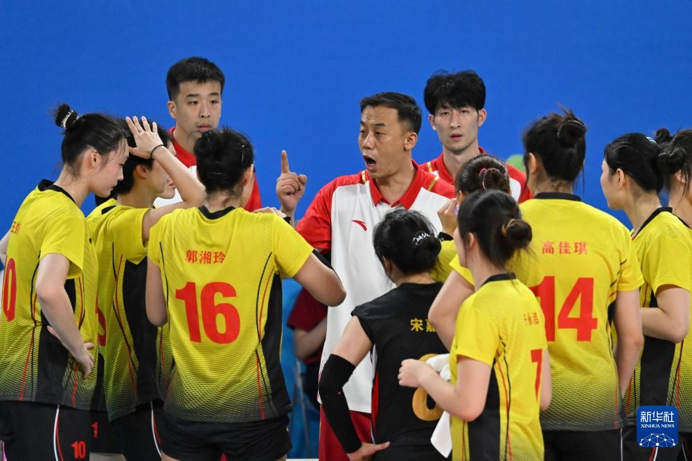 全运会女子20岁以下组1-4名半决赛：山东队胜江苏队