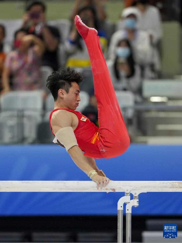 全运会｜体操——男子双杠决赛：邹敬园夺冠