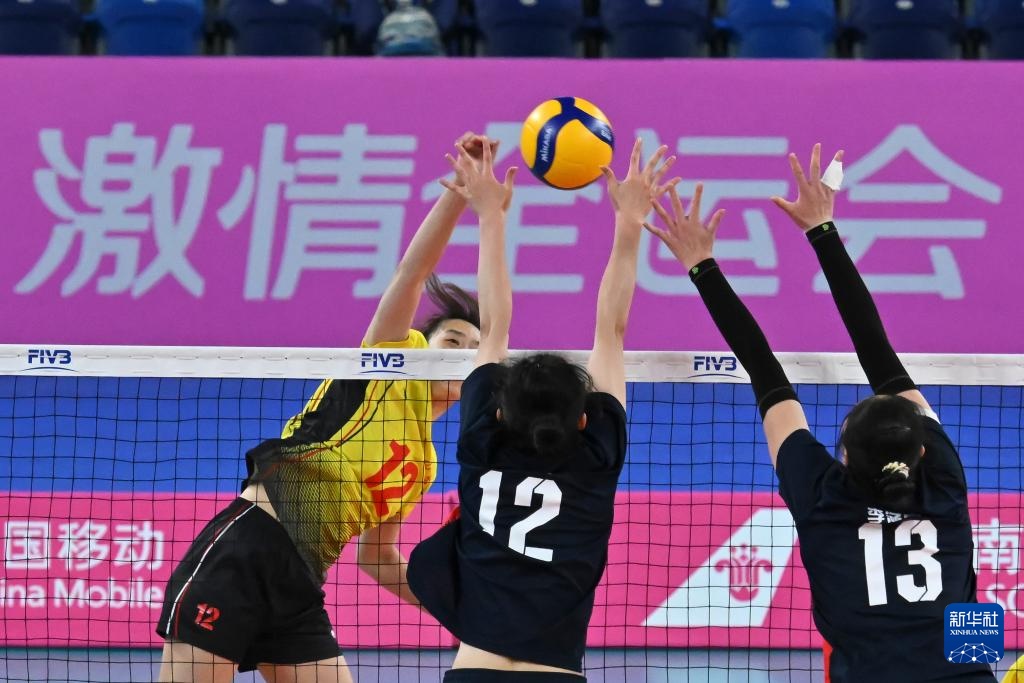 全运会女子20岁以下组1-4名半决赛：山东队胜江苏队