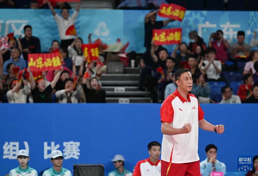 全运会女子20岁以下组1-4名半决赛：山东队胜江苏队