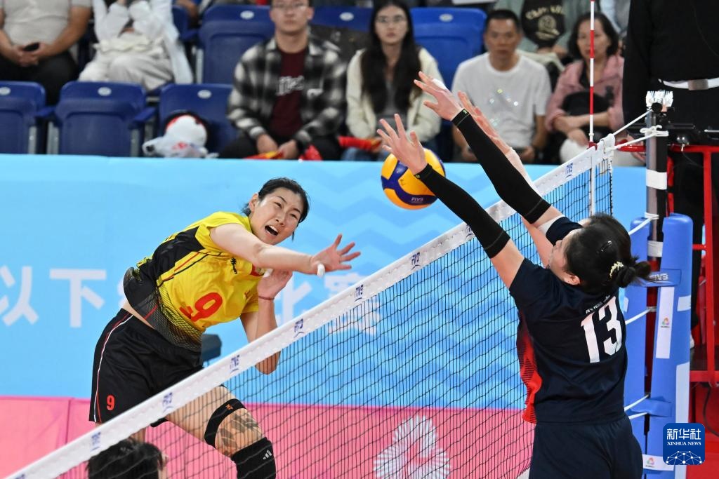 全运会女子20岁以下组1-4名半决赛：山东队胜江苏队