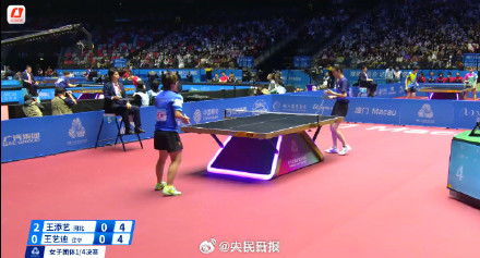 乒乓球女团河北队进4强