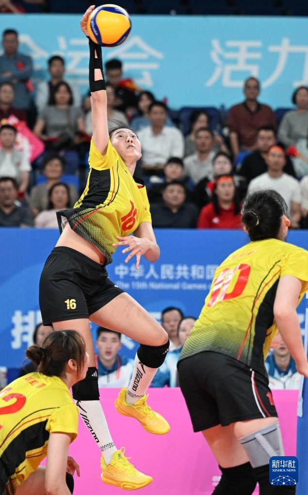 全运会女子20岁以下组1-4名半决赛：山东队胜江苏队