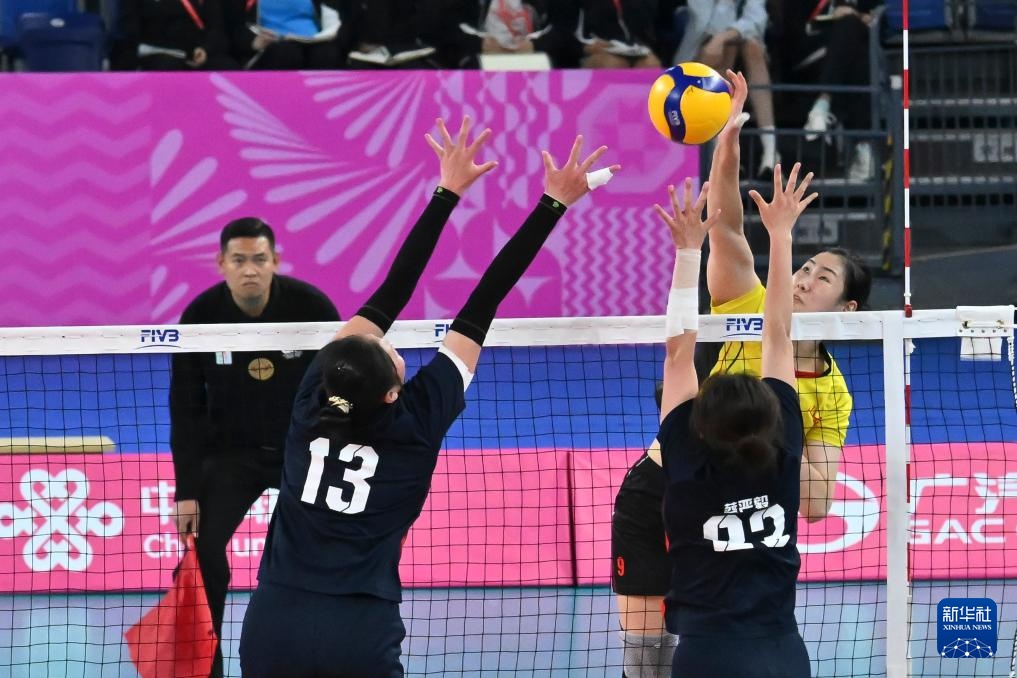 全运会女子20岁以下组1-4名半决赛：山东队胜江苏队