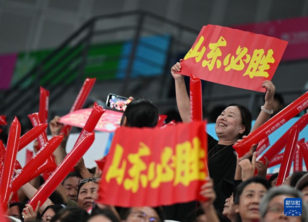 全运会女子20岁以下组1-4名半决赛：山东队胜江苏队