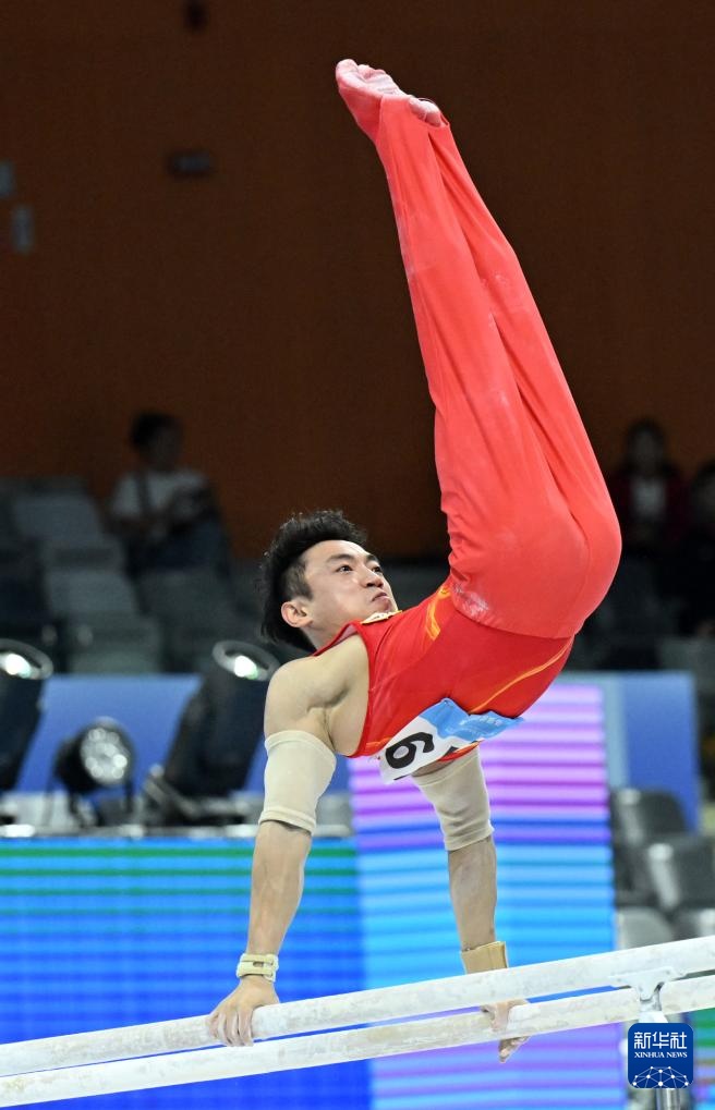 全运会｜体操——男子双杠决赛：邹敬园夺冠