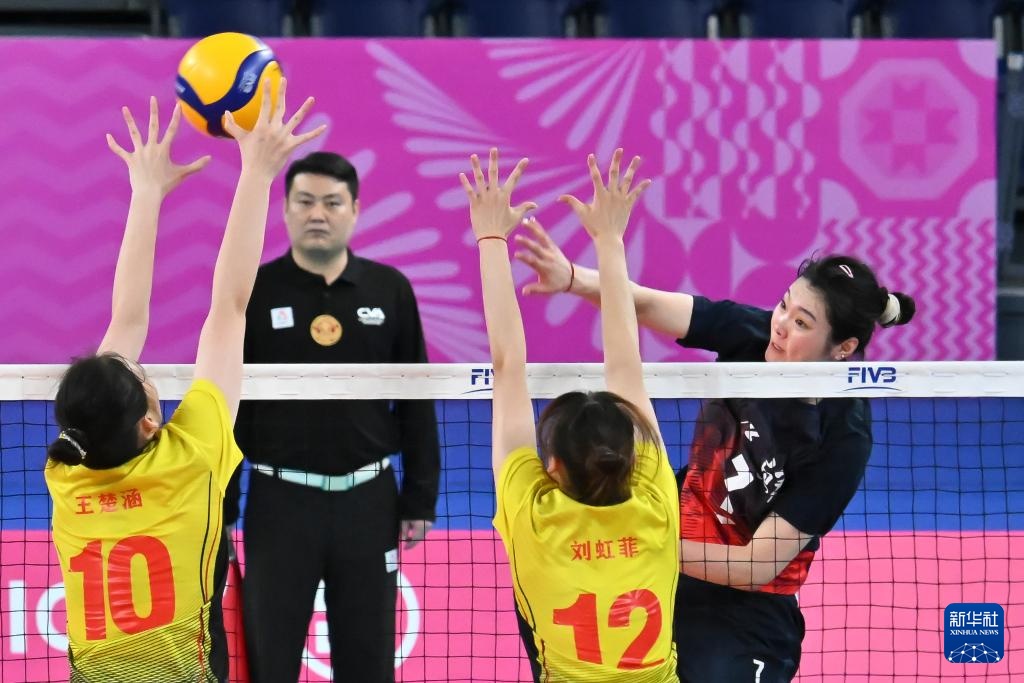 全运会女子20岁以下组1-4名半决赛：山东队胜江苏队