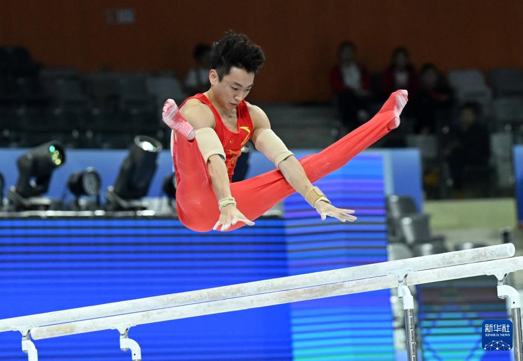 全运会｜体操——男子双杠决赛：邹敬园夺冠