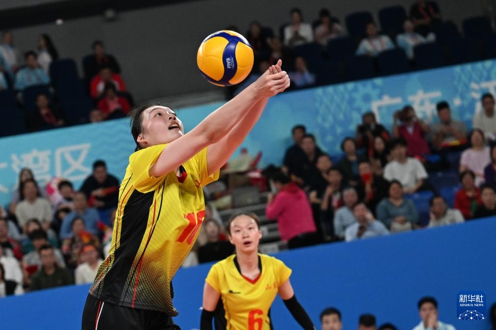 全运会女子20岁以下组1-4名半决赛：山东队胜江苏队