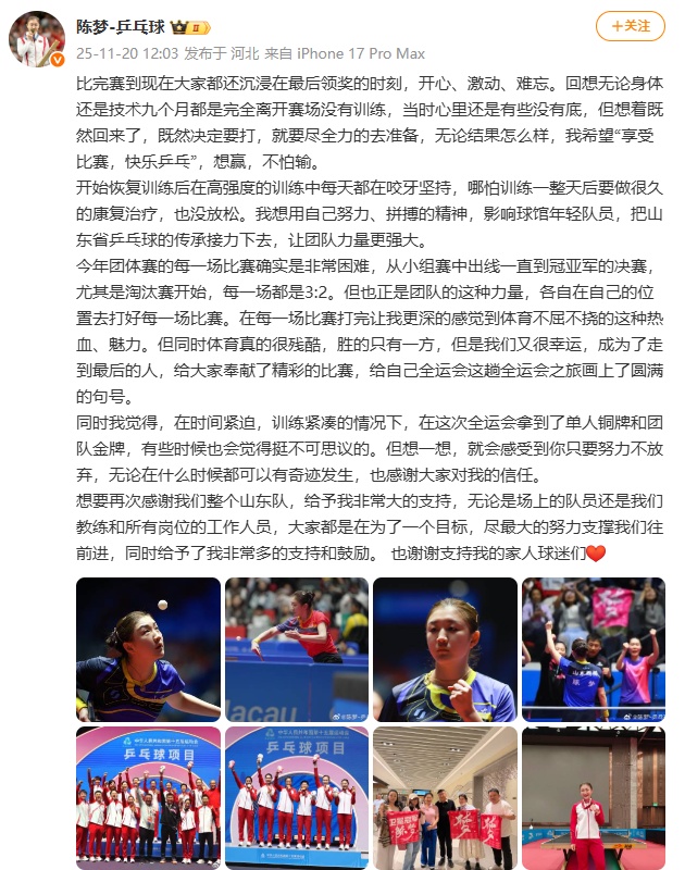 陈梦,发长文 陈梦,发长文